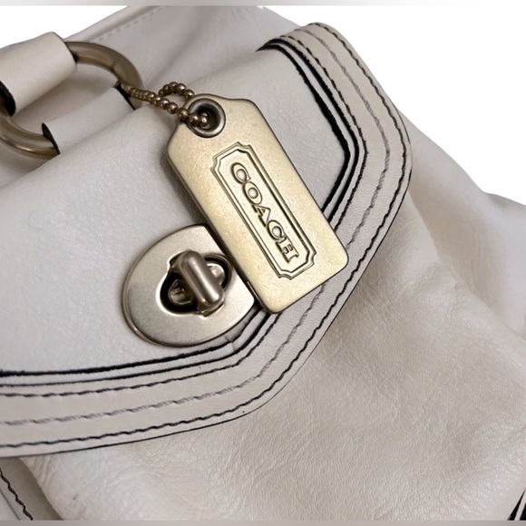 NWT Vintage Coach Daphne Large Satchel Shoulder Bag Vachetta Leather | 3569 - Picture 2 of 14